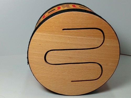 Hohner Wood Tone Drum Classroom Rhythm Solid Wood Instrument