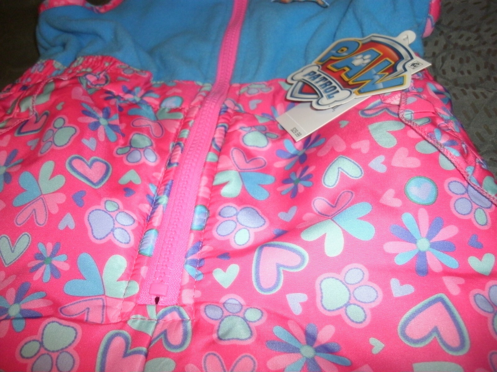 Girls PAW PATROL Snow Pants Overall Size 4T  $29.99 Tag  (B217)