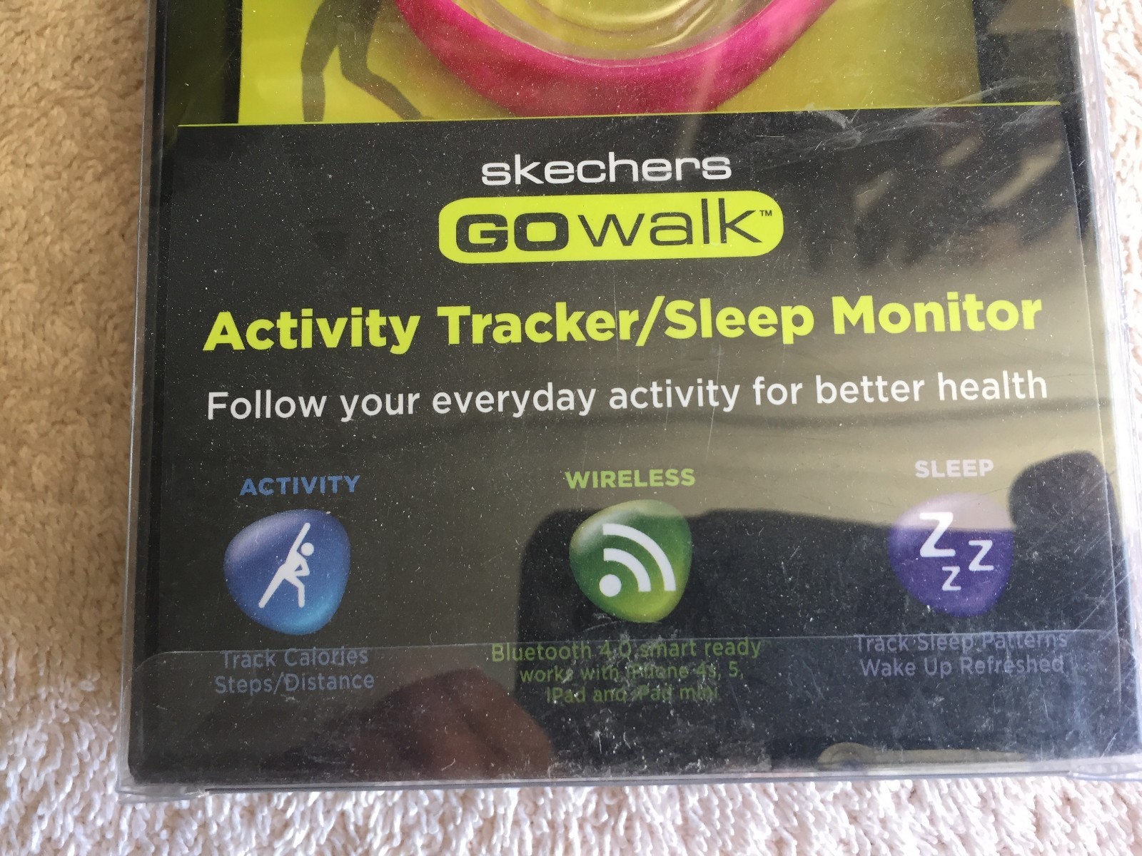 Skechers GOwalk Activity Tracker/Sleep Monitor Dark Pink