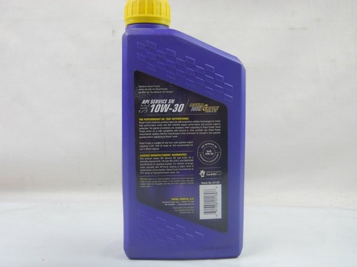 Engine Oil Royal Purple Synthetic  SAE 10W-30  "1 Quart"
