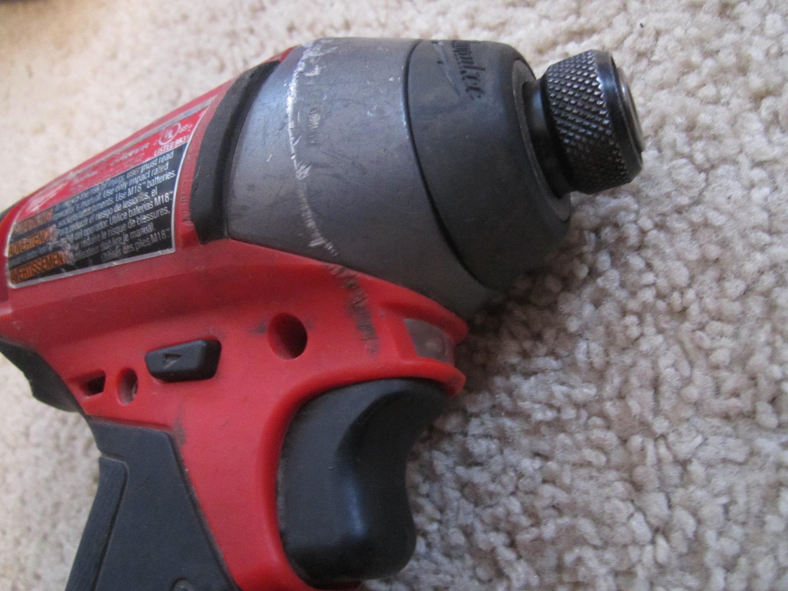 MILWAUKEE 4 PIECE TOOL SET-1 FUEL DRIVER-4 SPEED 1/4 IN-2 18 VOLT BATT-1 CHARGER