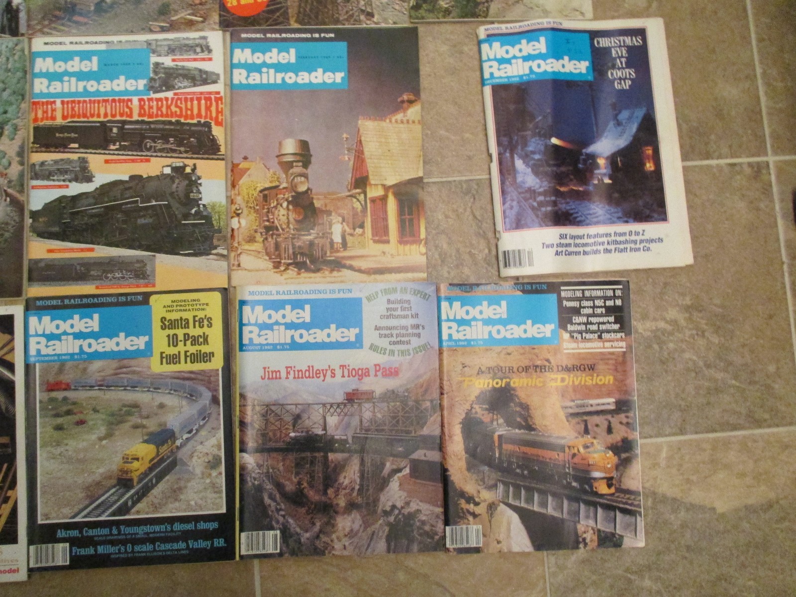 Model Railroader Railroad Trains Magazine incomplete 16 1/2 lbs 27 issues lot 3