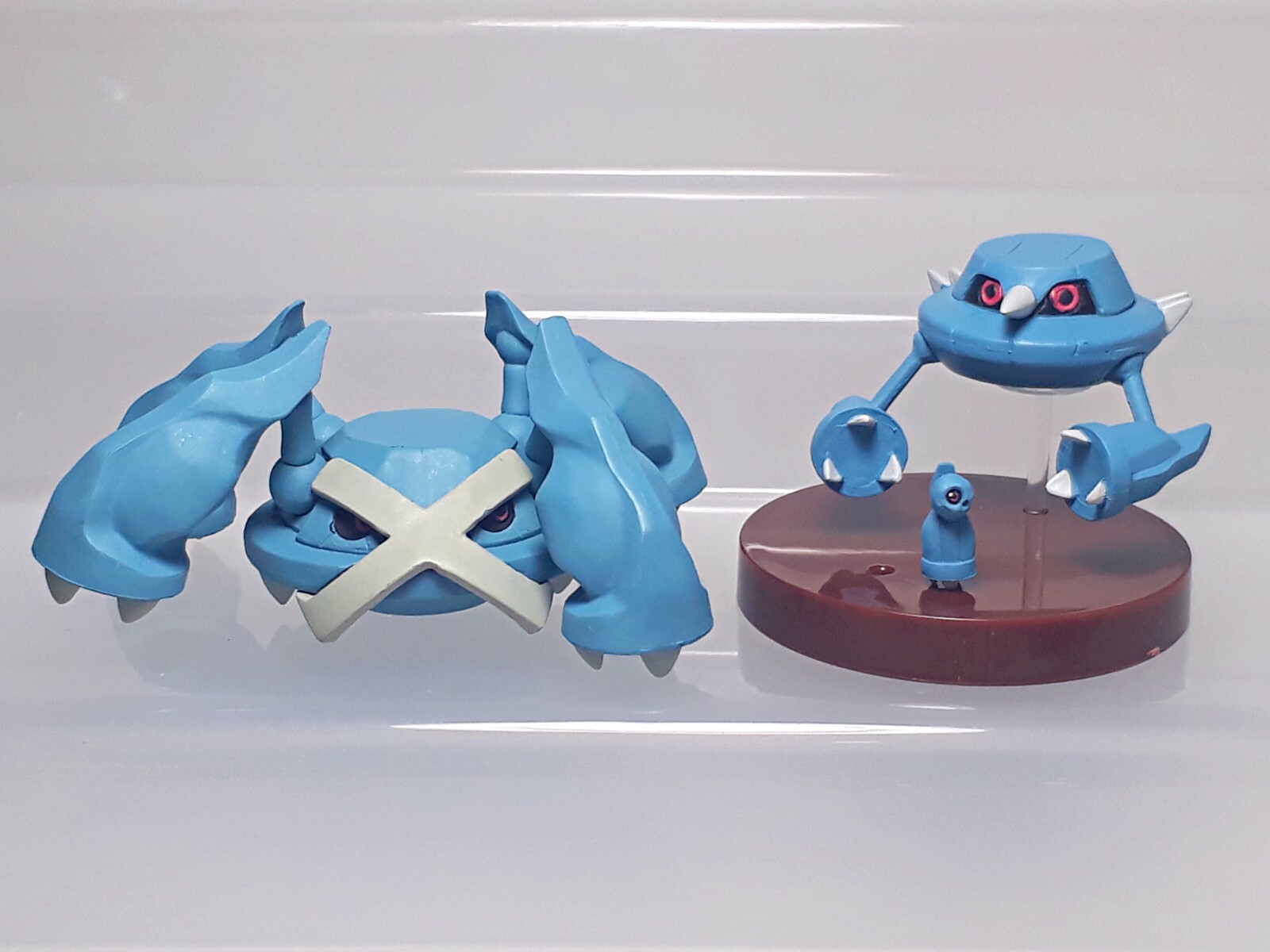 Metagross Metang Beldum Pokemon Figure Tomy 2004 Zukan 1/40