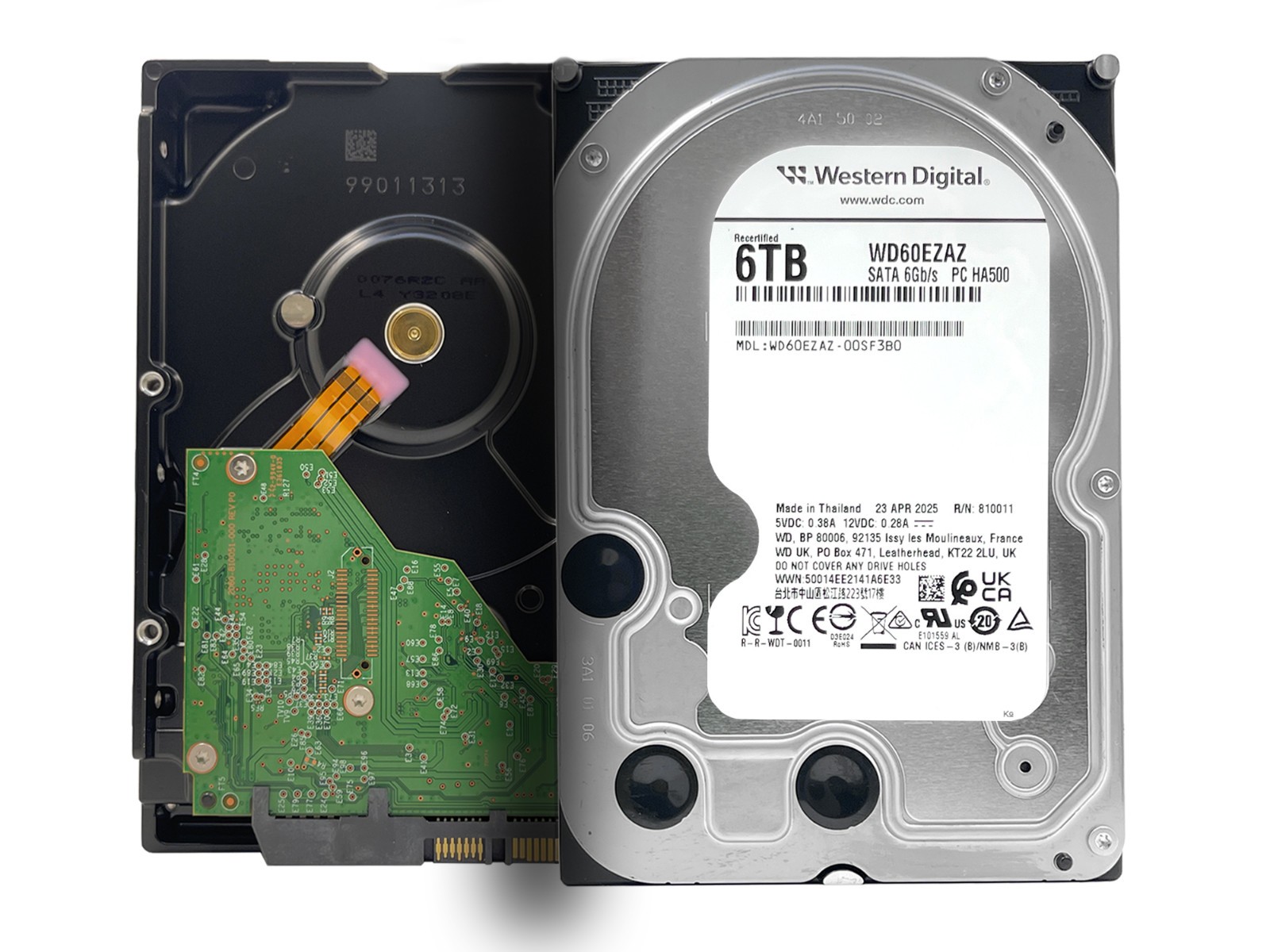 WD Blue 6TB 256MB Cache 5400RPM SATA 6Gb/s 3.5inch PC Hard