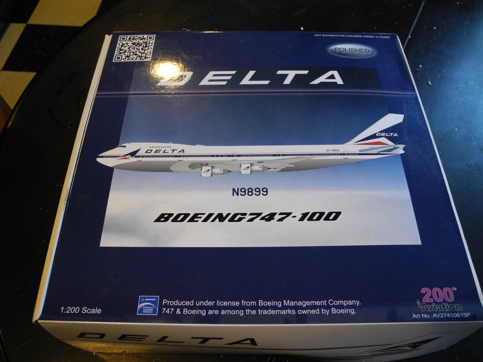 航空機・ヘリコプター 1/200 Delta B747-400 N668US Delta Boeing 747-400 Reg# N668US 1:400 scale Item: GJDAL1302