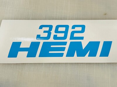 CUSTOM 392 Hemi Vinyl Decal Many Sizes & Colors Buy 2 Get 1 FREE + FREE Ship