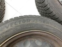 Renault Clio III 3P 09-12 4 x Kompletträder Stahlfelge Ganzjahresreifen 165/65R15 5X108 Renault Clio III 3P 09-12... Vorschau 3