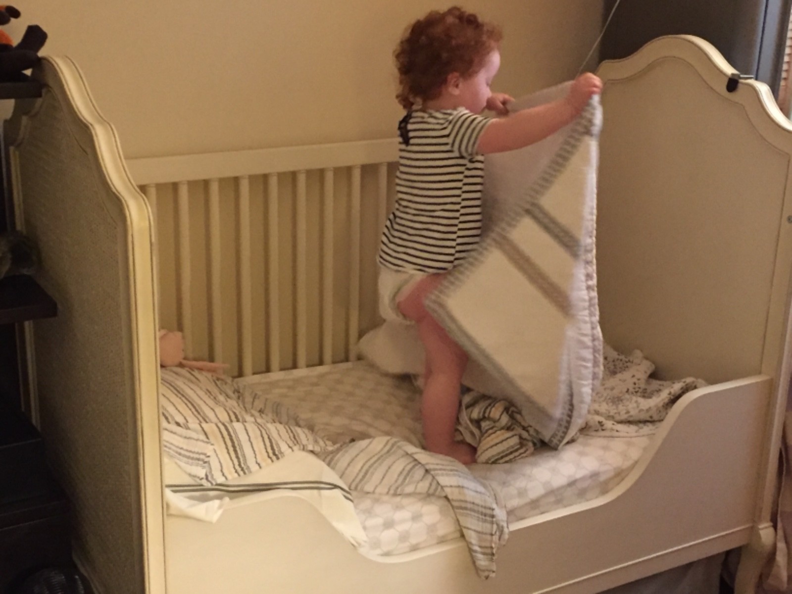 Restoration Hardware Adele Crib with Converson kit, Mattress and pads