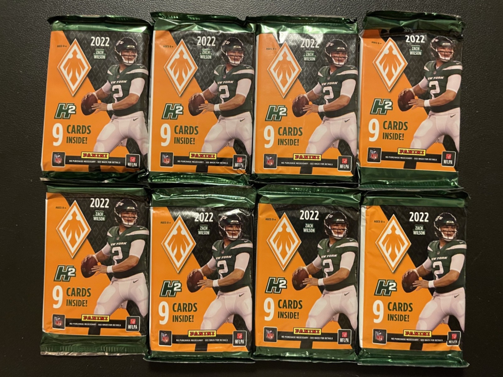 2022 Panini Phoenix Football 9 Cards Per Pack Lot Of 8 #27