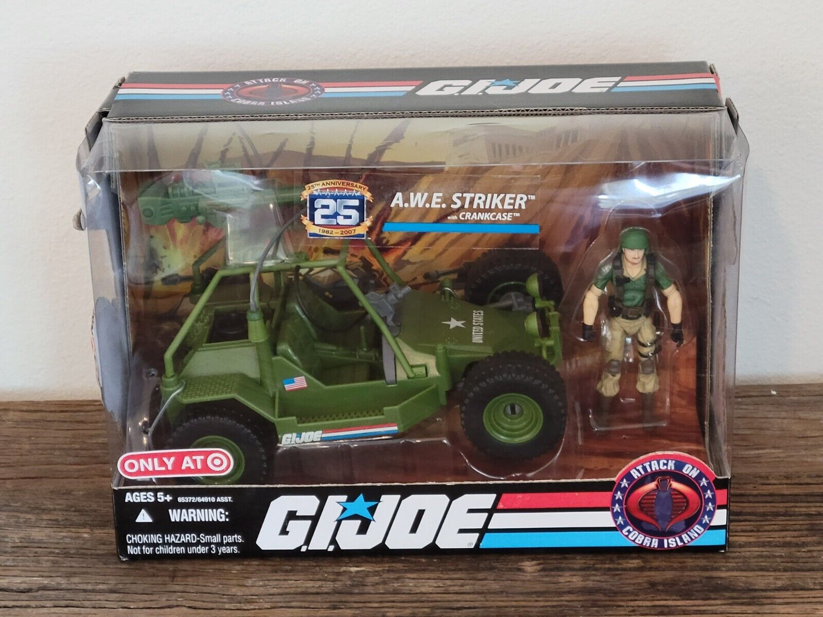 G.I. Joe 25th Anniversary A.W.E. Striker with Crankcase G.I. Joe 25th Anniversary A.W.E. Striker with Crankcase