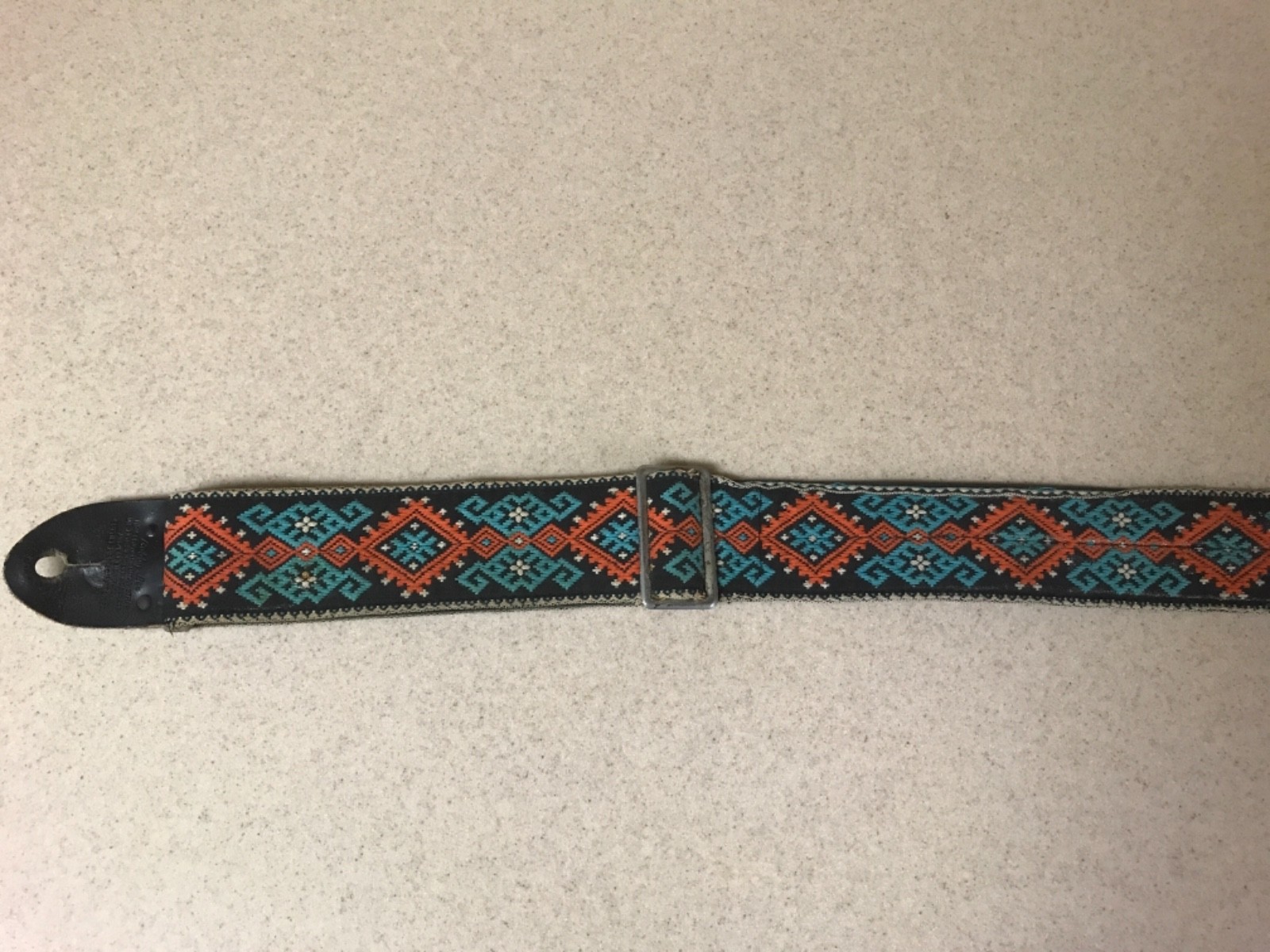 BOBBY LEE No Scratch Guitar Strap 1960’s-70’s great colors think Hendrix Cream