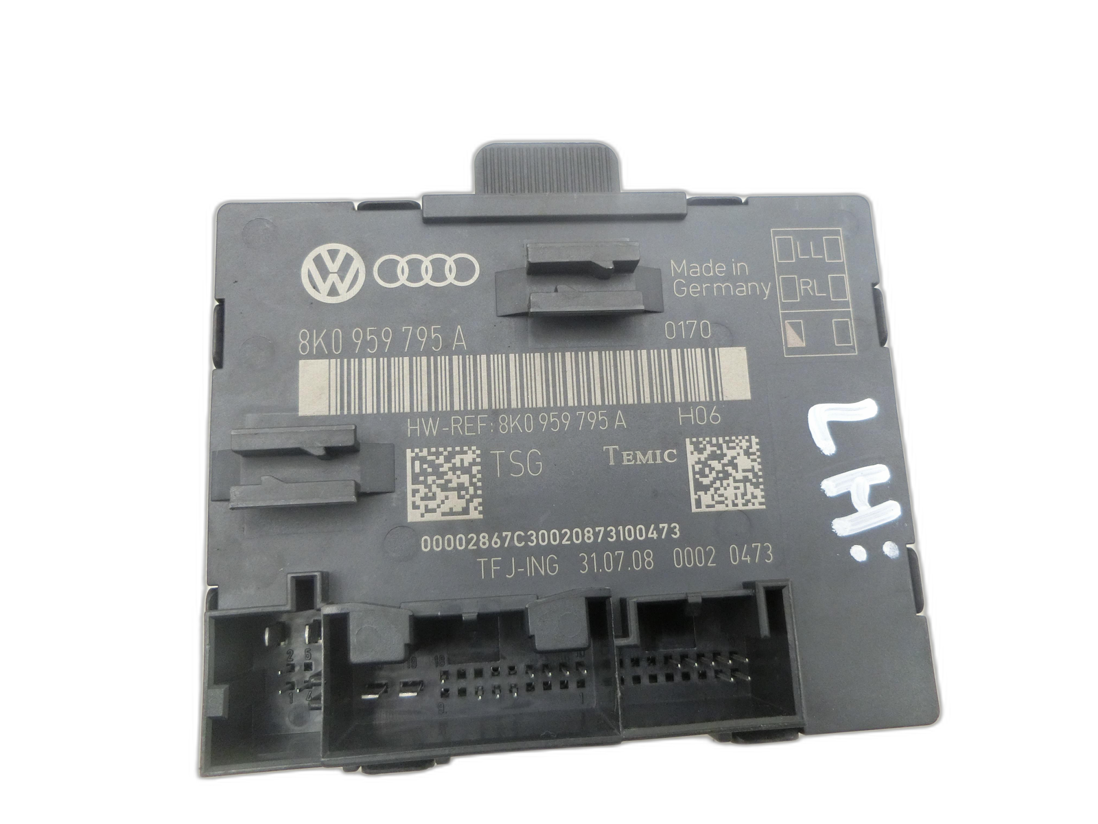 Audi A4 8K B8 QU 08-11 Steuergerät Türsteuergerät Fensterheber Links Hinten  - Bild 1