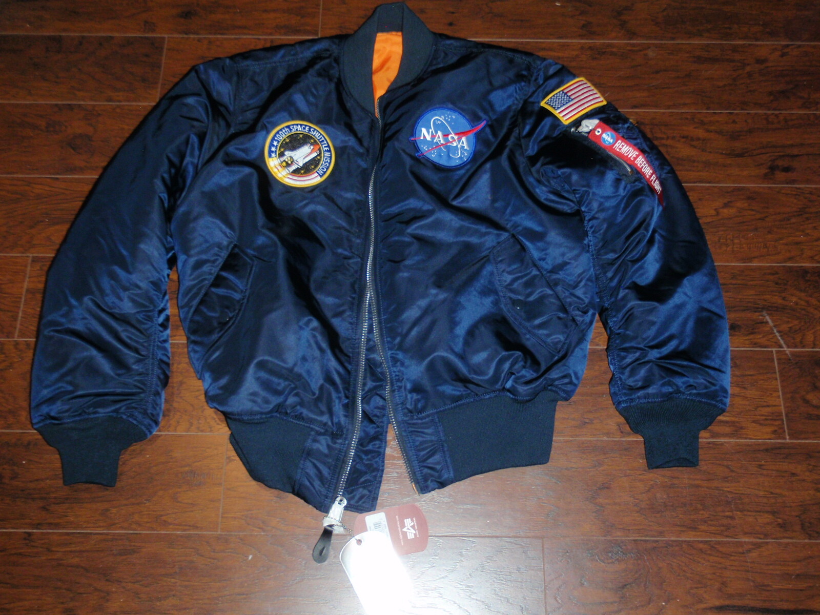 tdl 様限定　NASA 100th MISSION MA-1 tdl 様限定 NASA 100th MISSION MA-1