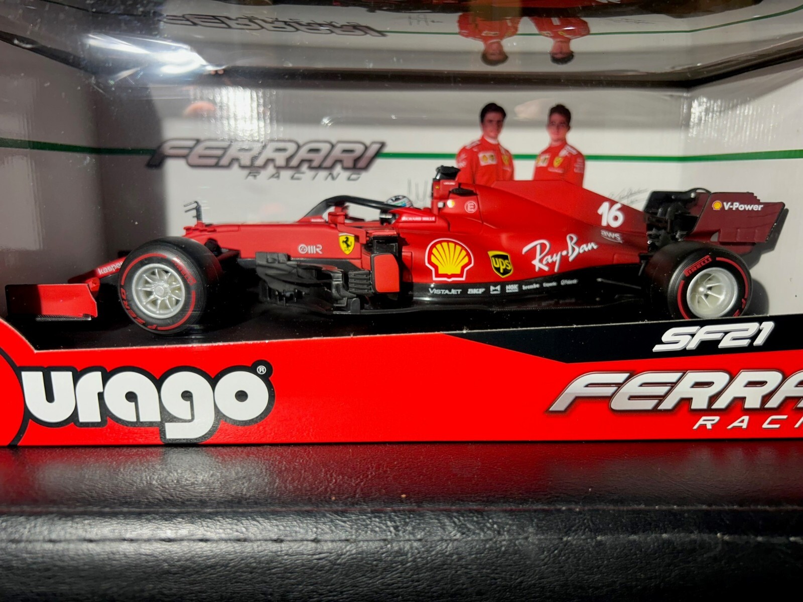 ブラーゴ 1/18 フェラーリ SF21 #16 2021 C.ルクレール 1:18 Bburago Racing F1 Ferrari SF21 C.Leclerc 2021 red #16