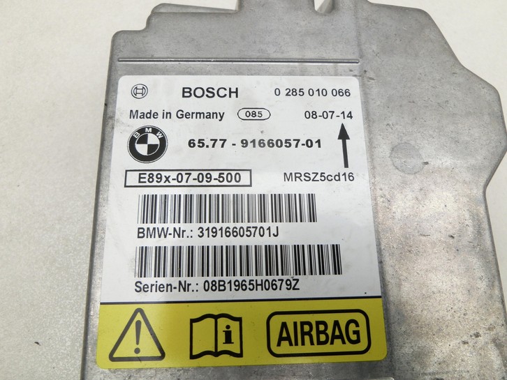 BMW E87 1er 116i LCI 07-13 Airbag Steuergerät Airbagsteuergerät  - Bild 2