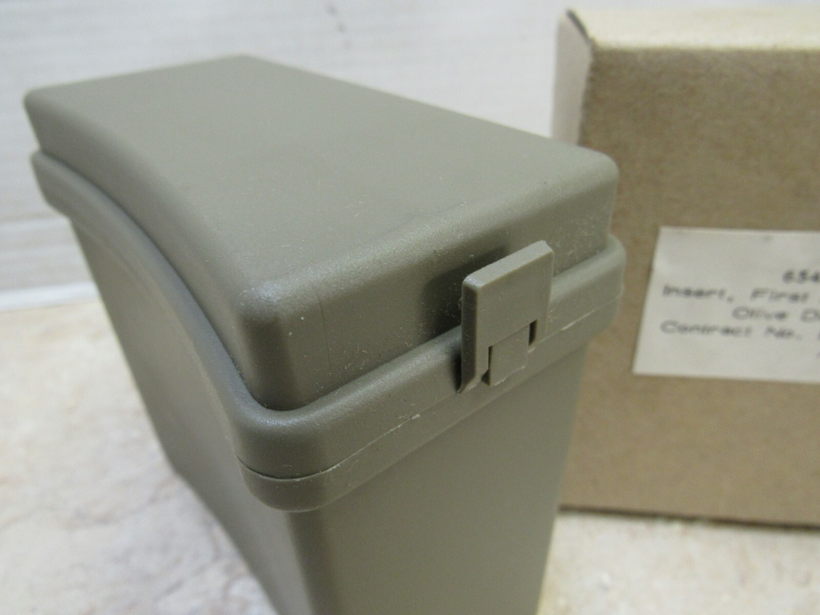 Post Vietnam Era US First Aid Kit Case Insert 1978 Dated NOS 6545-00-125-5527 