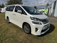 2014 Toyota Vellfire, White 2.4ltr, 7 seater, Golden Eyes 2 Edition,