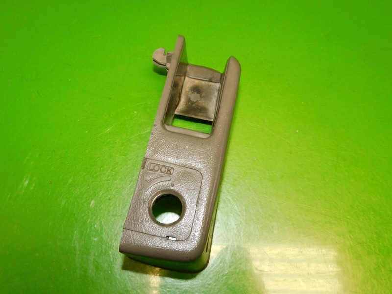 98-01 Accord OEM gas fuel trunk popper release lever handle cover trim tan