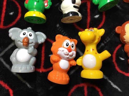 11 VTECH Smartville Treehouse Alphabet Train Animal Replacement Figures Peacock