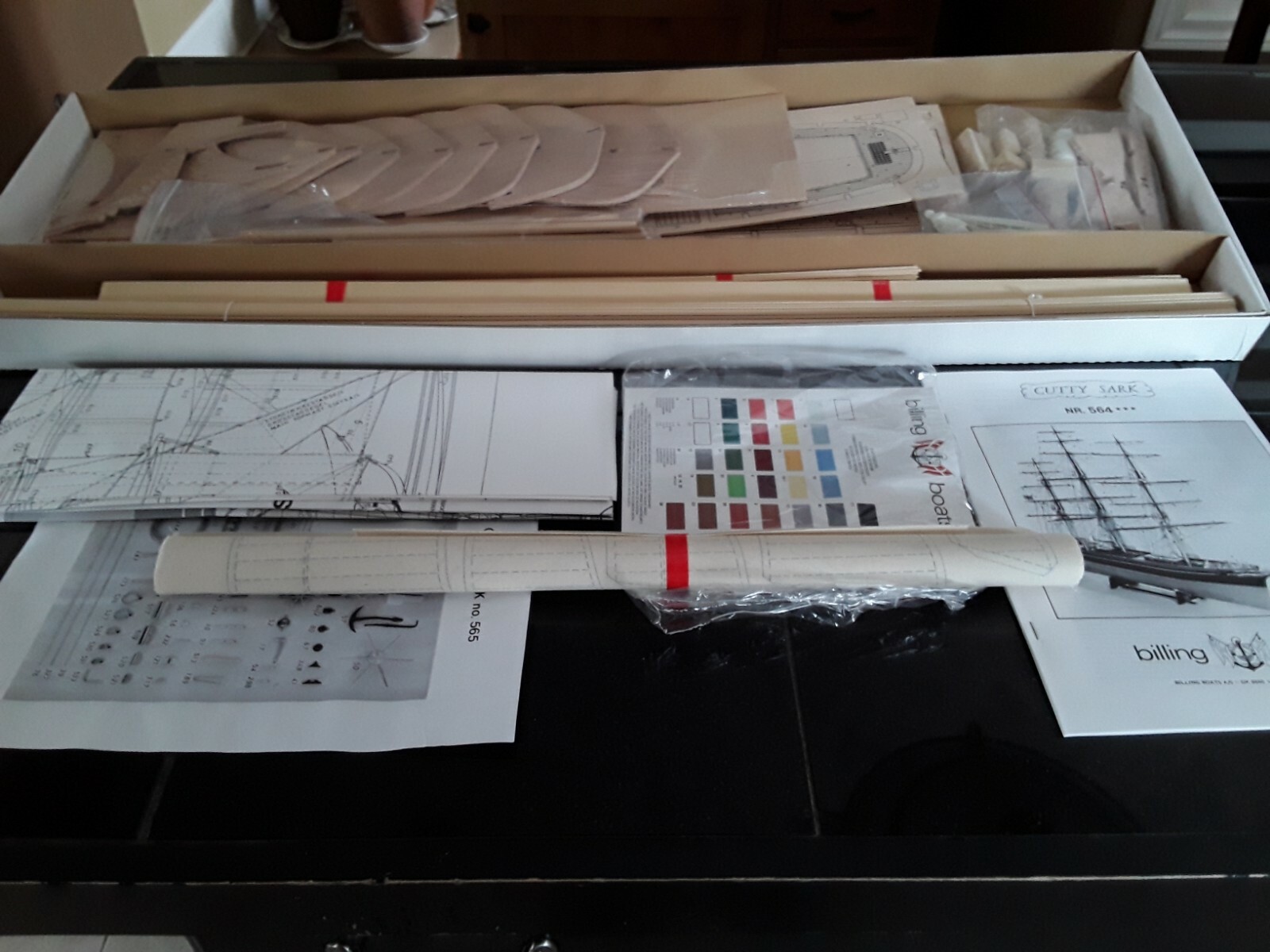 Large Billing Boats Wooden Ship Model Cutty Sark NR 564