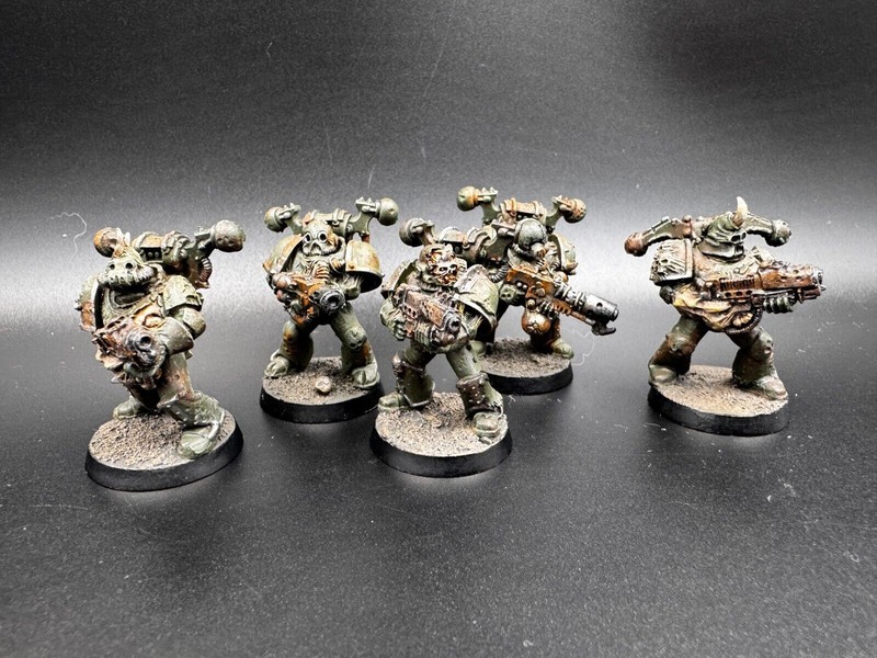 Plague Marines Seuchenmarines Havocs Nurgle Chaos 90er Metall Alt Well Painted