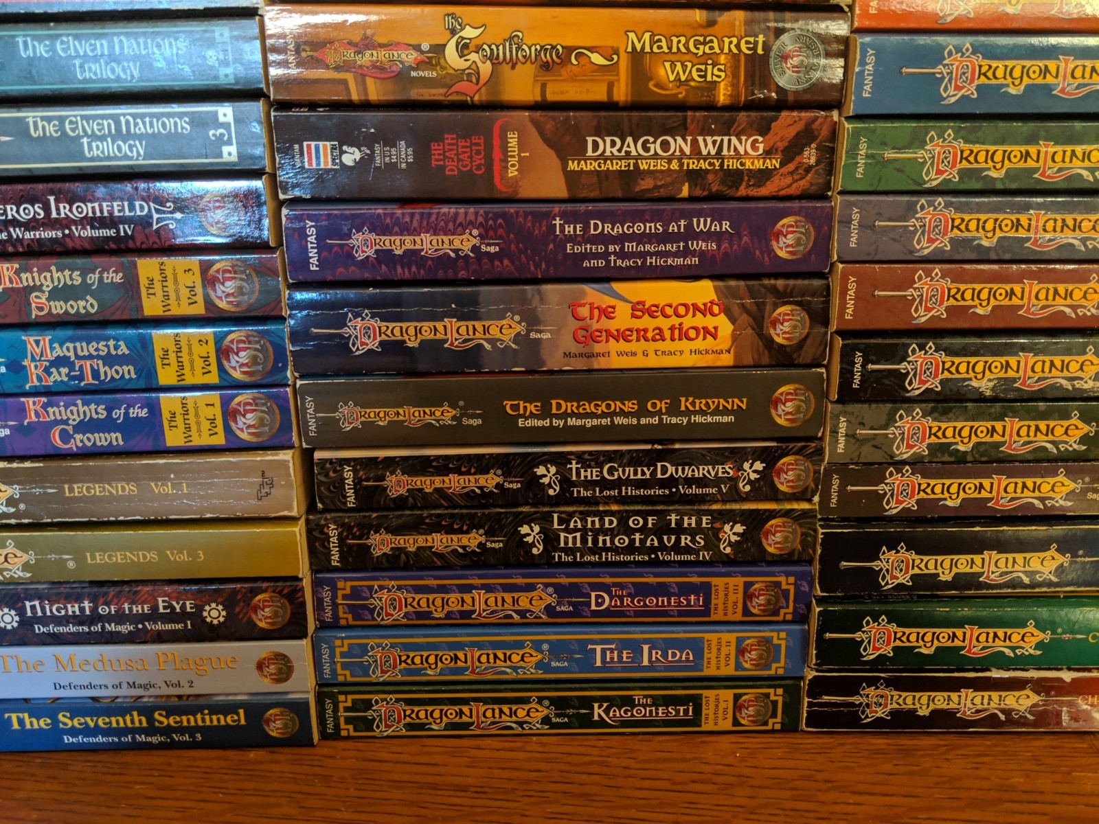 Huge Lot of 59 Dragonlance Paperbacks Multiple Complete Series GUC Fantasy Novel