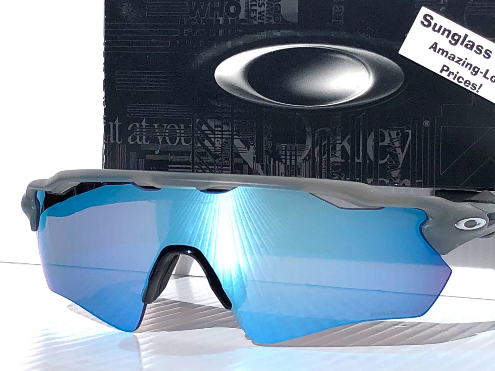Oakley RADAR EV PATH Matte Grey Ink POLARIZED PRIZM Deep