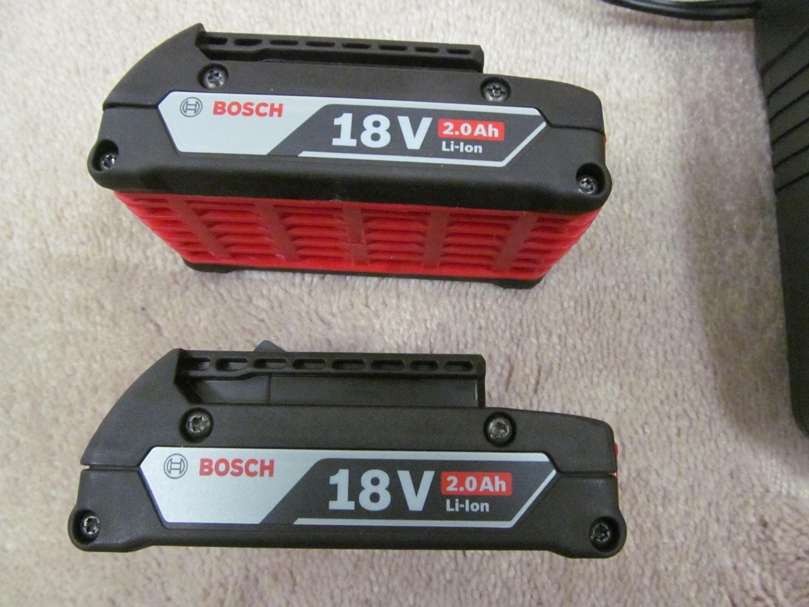 Bosch 18 volt lithiumion batteries and charger