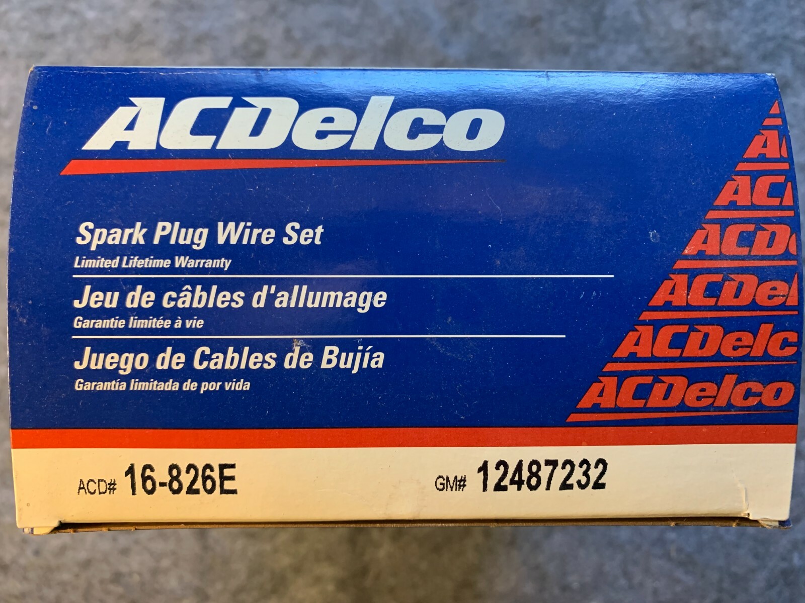 コルベット　c5 新品プラグコード　ACデルコ コルベットc5 新品プラグコードACデルコ