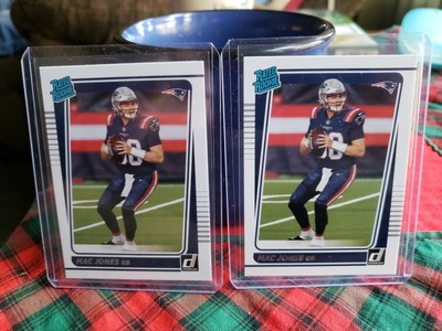 Mac Jones 2021 Panini Donruss Rated Rookie New England Patriots RC Card 2x Lot