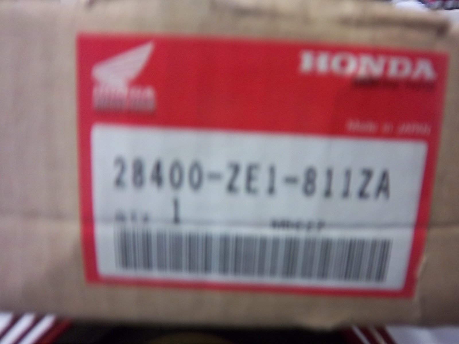 HONDA recoil starter  28400-ZE1-811ZA-Recoil-Honda RED OEM