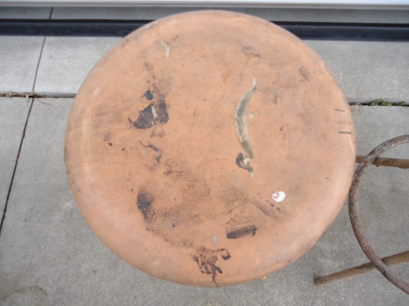 2 vintage Cosco Metal Swivel Stools that are in fair to poor shape with Rust NR