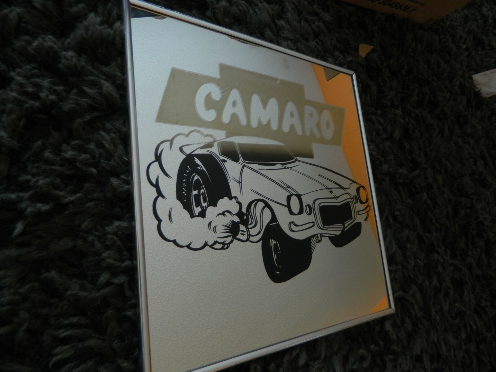 1970s Chevrolet Camero wall mirror 70 1/2 camero z/28 RARE year 12