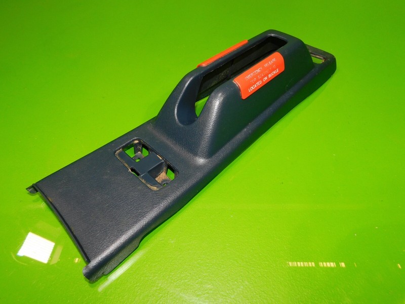 88-91 Civic CRX OEM emergency parking ebrake lever handle cover surround blue