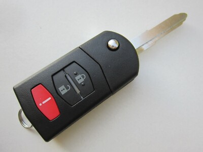 OEM MAZDA 2 3 5 CX7 CX9 FLIP KEY FOB KEYLESS REMOTE ALARM BGBX1T478SKE12501
