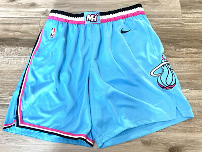 NIKE MIAMI HEAT CITY EDITION SOUTH BEACH SWINGMAN SHORTS BV5875 425 sz 50 3XL