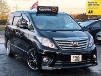 2014 Toyota Alphard 2.4 Petrol Automatic 5dr 7 Seats CC PS Roof LED TV ULEZ Comp