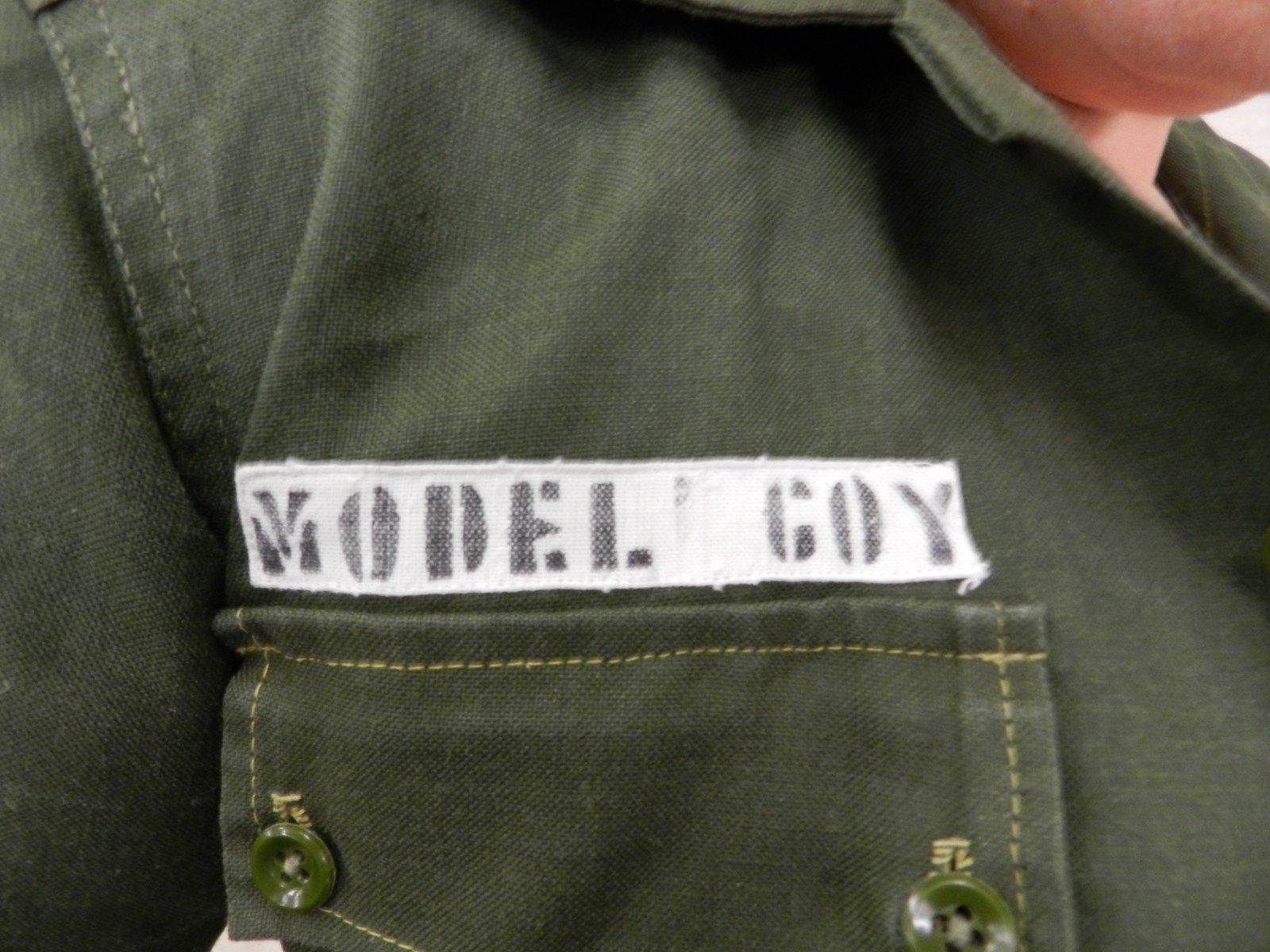 VINTAGE PHILIPPINE NORMAL COLLEGE CADET SHIRT NAMED SHIRT PRIVATE MANILA