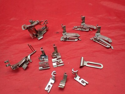 Vintage SINGER Sewing Machine ASSORTED Lot of Attachments 221 99 66 #10