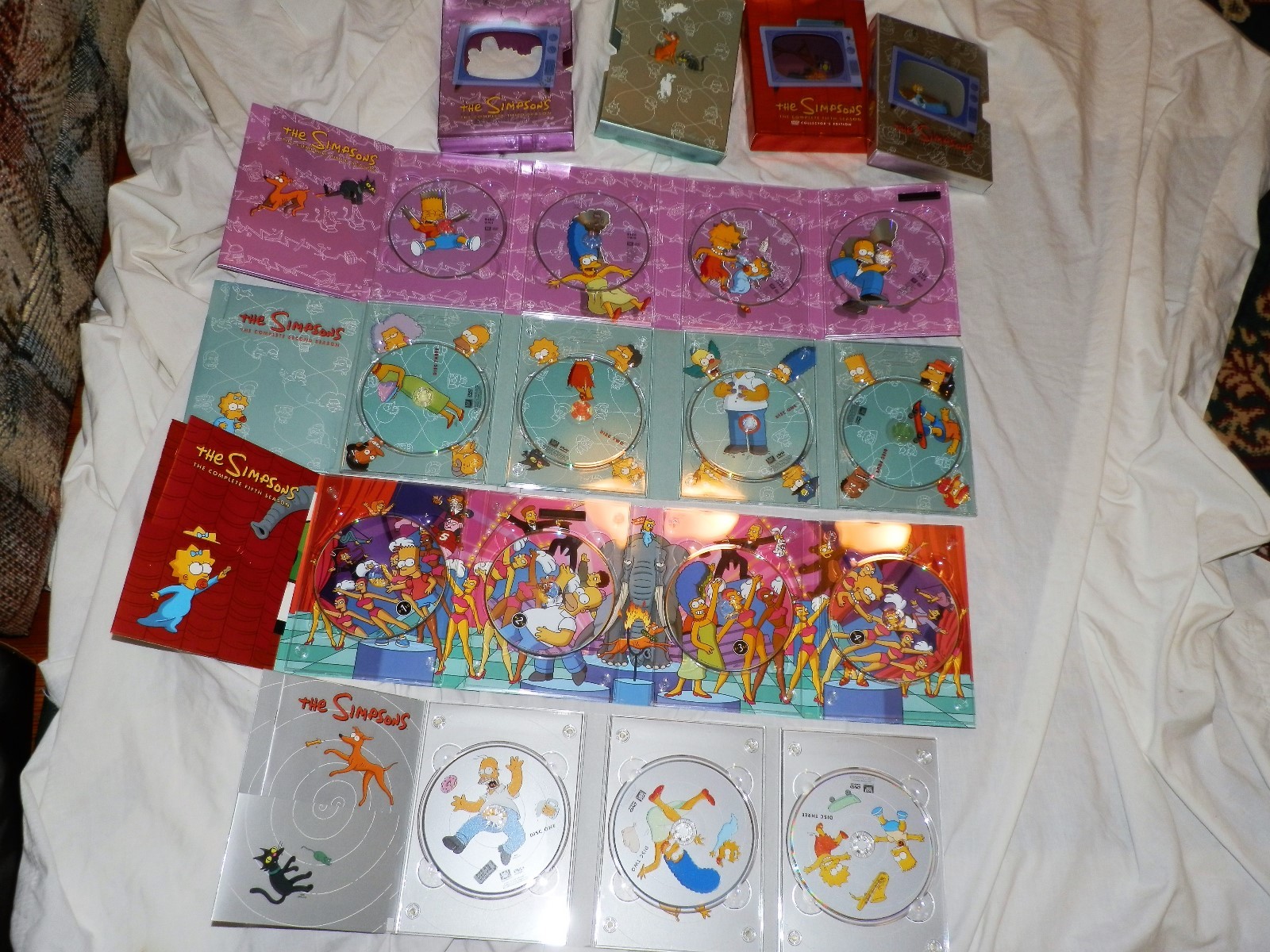 The Simpsons Collector Edition Season 1-3 and season 5 complete seasons