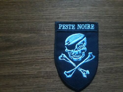 PESTE NOIRE,SEW ON WHITE EMBROIDERED PATCH