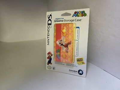 NEW Super FIRE Mario Hard shell 6 Game protective Storage Case Nintendo DS #Y1