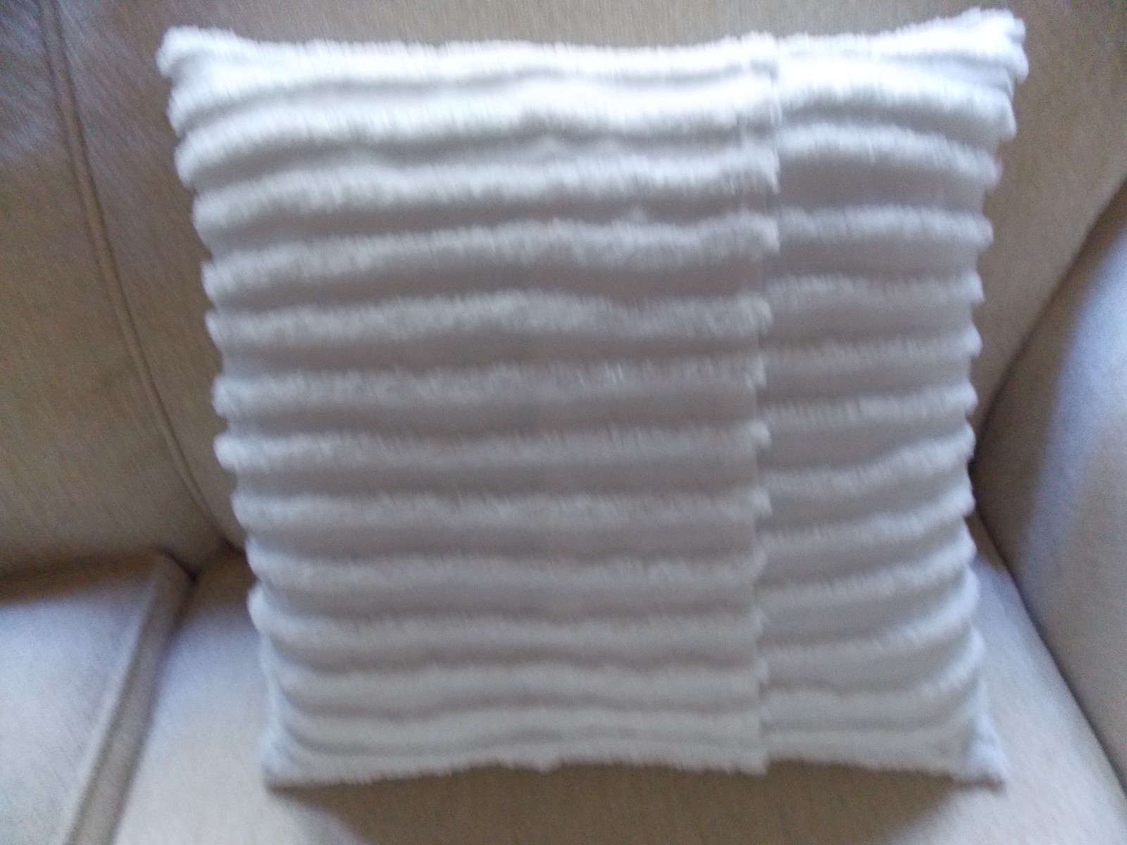Handmade Pillow Case from Vintage Chenille Bedspread 16 x 16