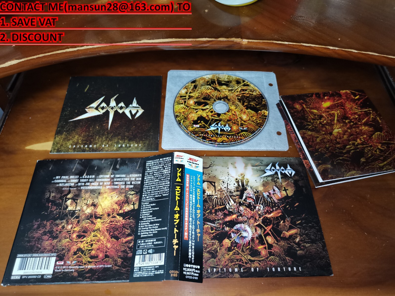 ソドム/エピトーム・オブ・トーチャーCD Sodom Epitome of Torture CD : タワーレコード Yahoo!店 - 通販