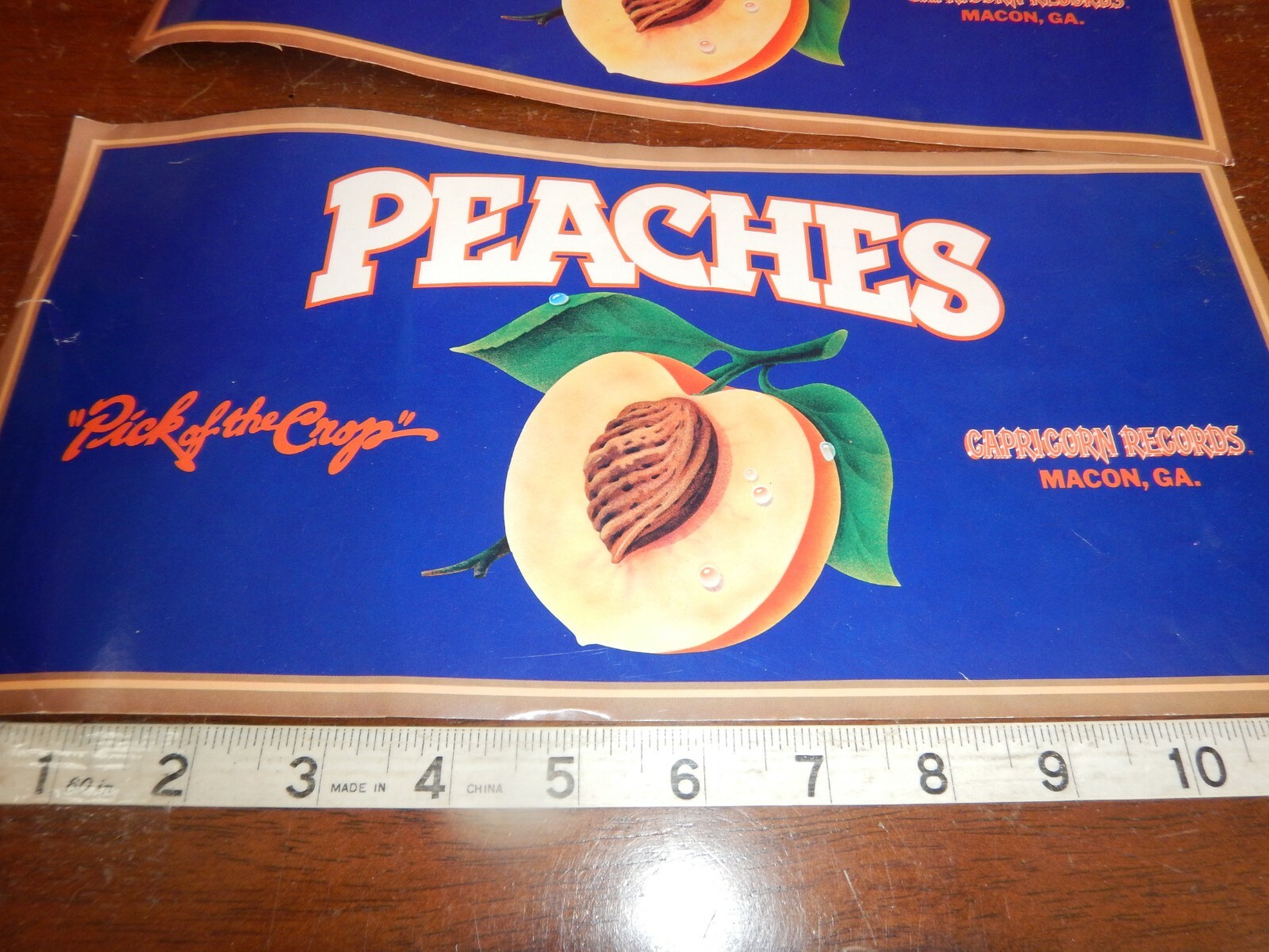 Capricorn Records PEACHES Sticker/ Decal 6.5