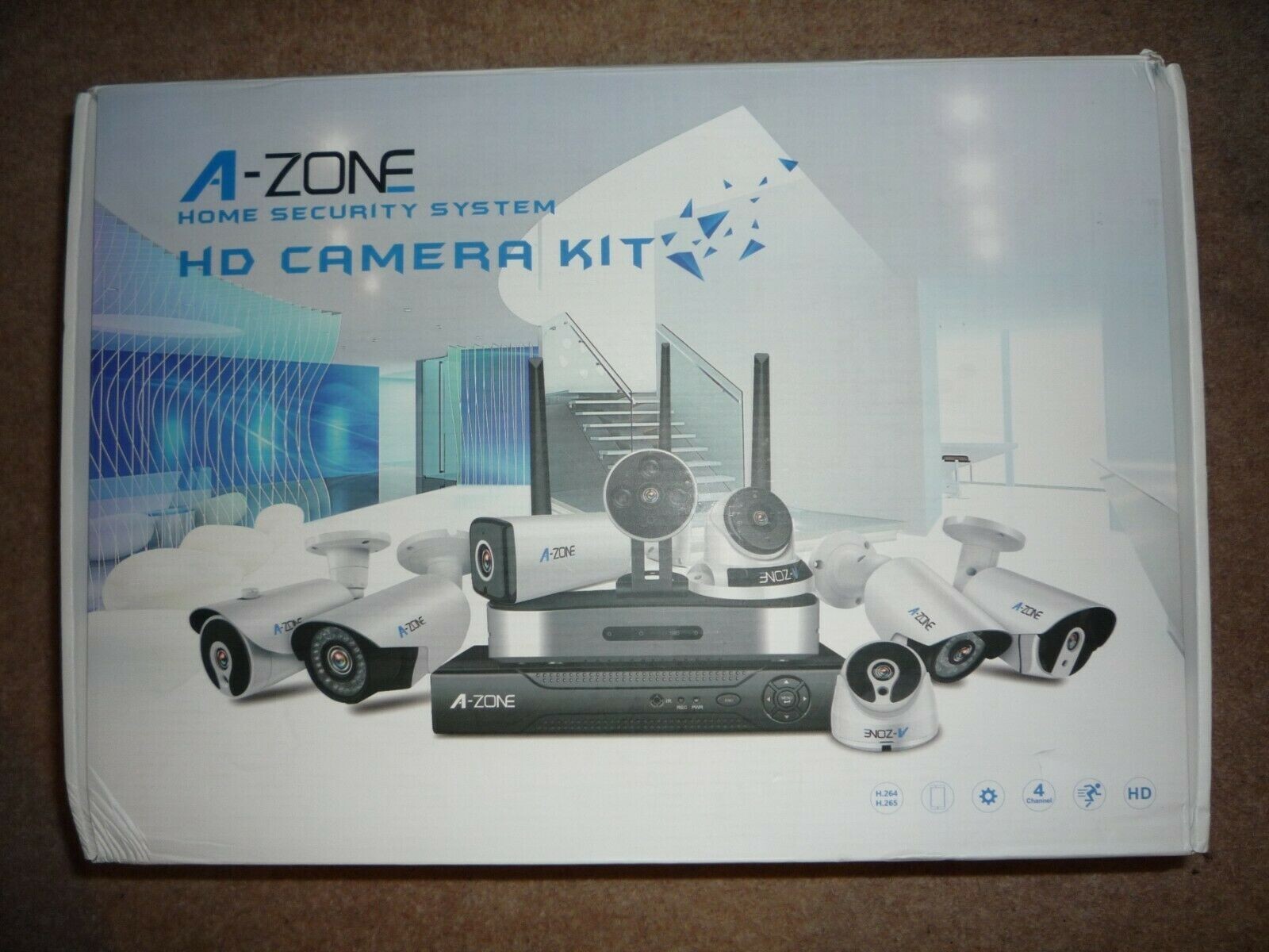 A-ZONE 防犯カメラ HD カメラキット AZ-1080440 Amazon.co.jp: A-ZONE 双方向通話 500万画素タイプ POE給電