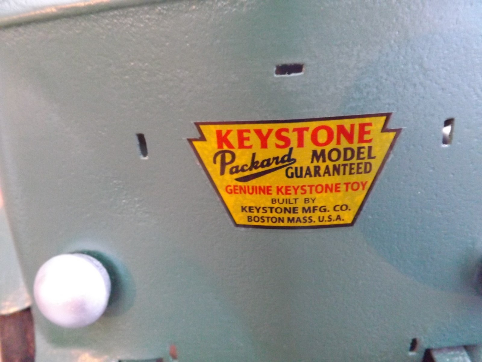 Vintage Restored Keystone Ride-On U.S. Army Truck Pressed Steel Large Packard