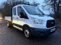 2015 65 FORD TRANSIT 2.2 TDCI 125 DOUBLE CAB TIPPER HISTORY MOT 02/27 PX SWAPS