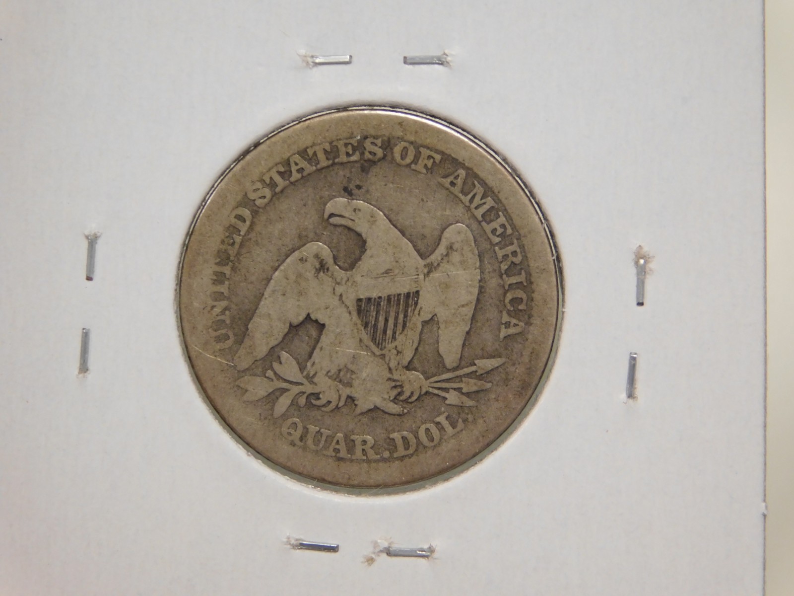 1854 Arrows Seated Liberty Quarter