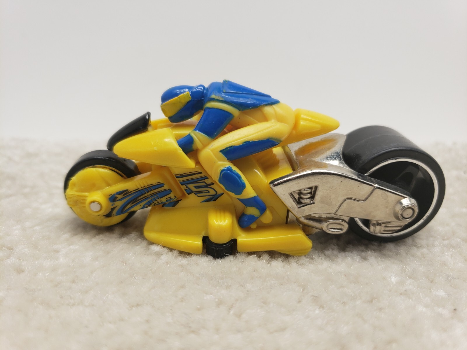 Thunder Cycles  Caffiend Moto  2003 Vintage Yellow Blue